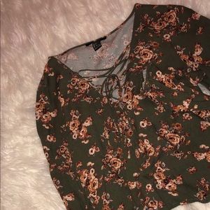 floral blouse